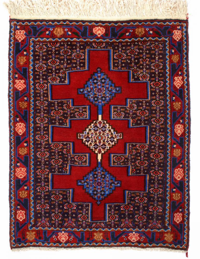 Persian Rug Senneh 92x73 92x73, Persian Rug Knotted by hand
