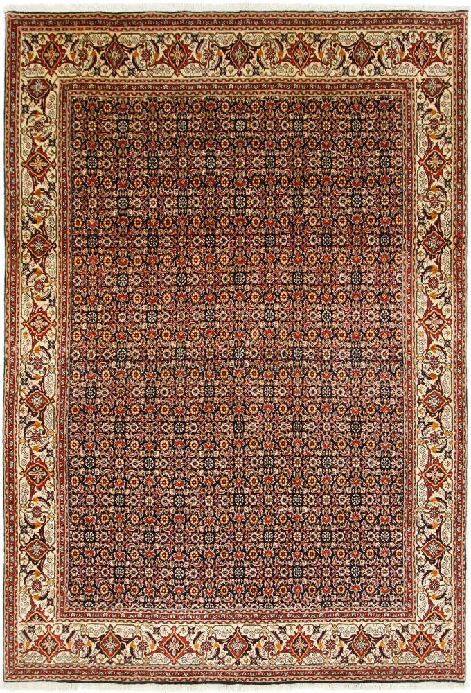 Persian Rug Bidjar 9'5"x6'7" 9'5"x6'7", Persian Rug Knotted by hand