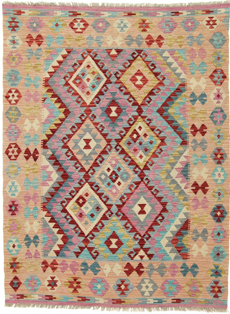 Afghanischer Teppich Kelim Afghan 174x132 174x132, Perserteppich Handgewebt