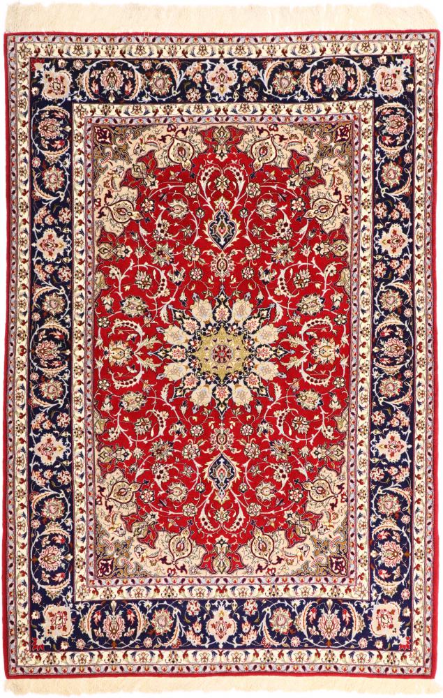 Tapete persa Isfahan Fio de Seda 239x165 239x165, Tapete persa Atado à mão