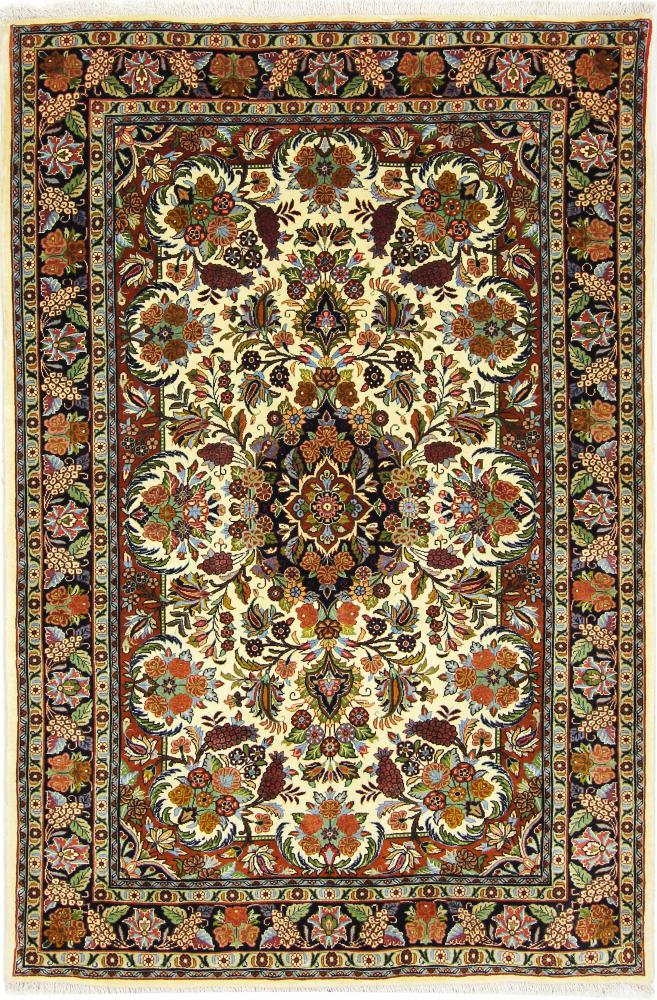 Persisk tæppe Bidjar 209x141 209x141, Persisk tæppe Knyttet i hånden