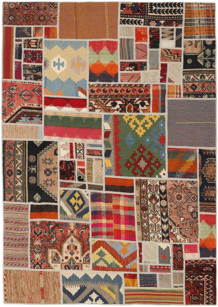 Dywan perski Kilim Patchwork 199x141 199x141, Dywan perski Ręcznie tkane