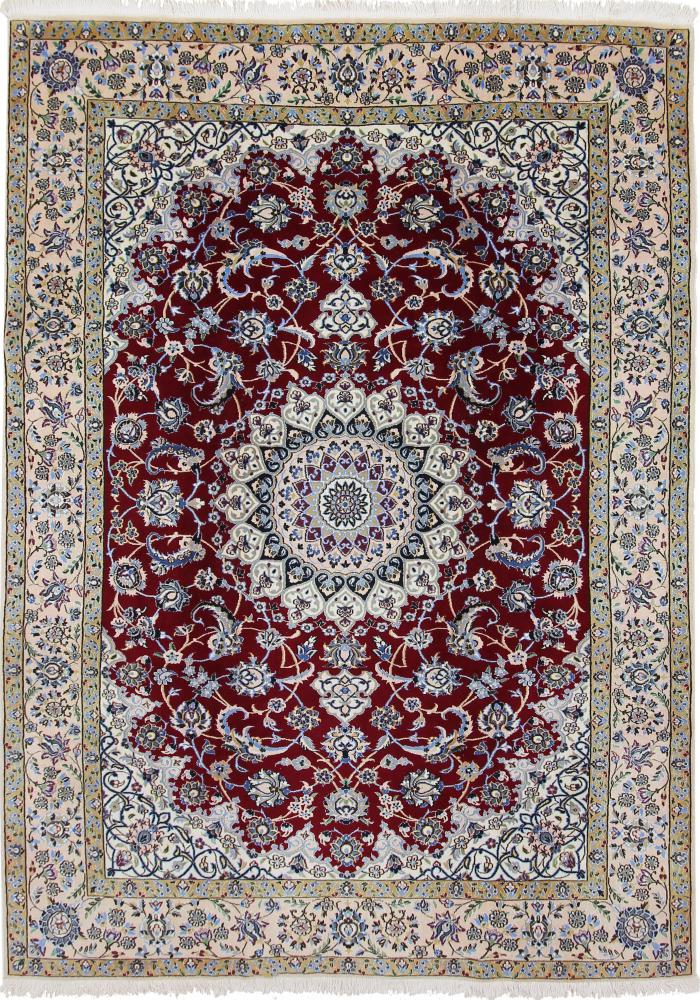 Tapis persan Naïn 9La 9'1"x6'2" 9'1"x6'2", Tapis persan Noué à la main