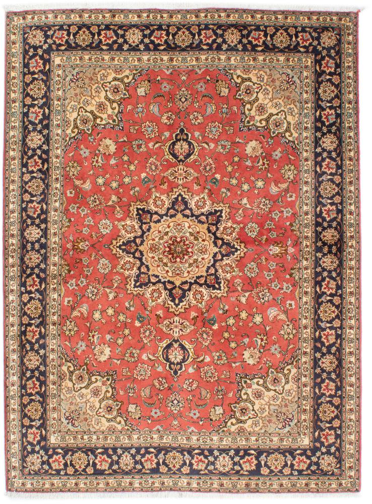 Persian Rug Tabriz 50Raj 6'6"x4'11" 6'6"x4'11", Persian Rug Knotted by hand