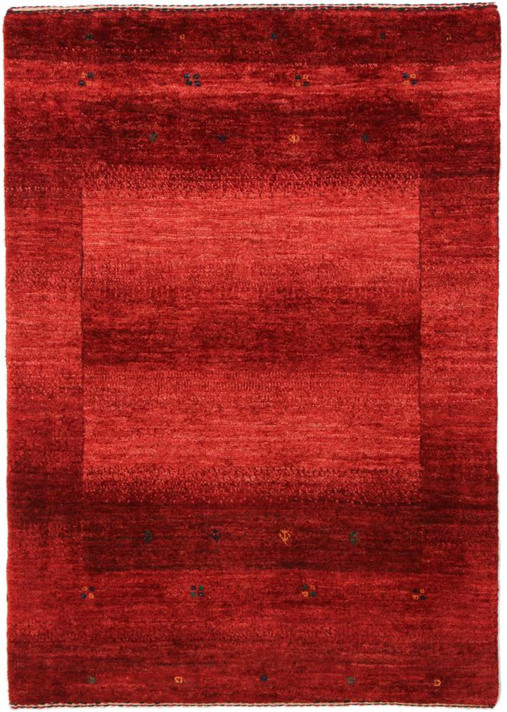 Persian Rug Persian Gabbeh Loribaft Nowbaft 3'7"x2'6" 3'7"x2'6", Persian Rug Knotted by hand