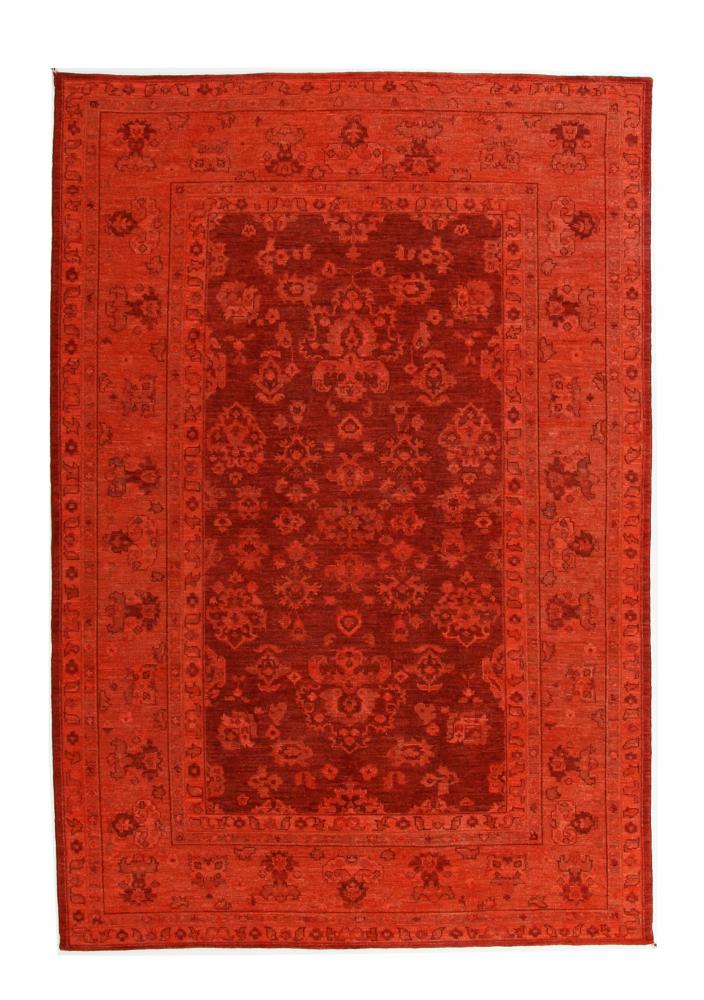 Pakistani rug Ziegler Colored 8'8"x6'0" 8'8"x6'0", Persian Rug Knotted by hand