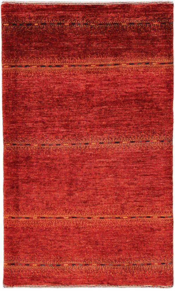 Persian Rug Persian Gabbeh Loribaft Nowbaft 4'6"x2'8" 4'6"x2'8", Persian Rug Knotted by hand