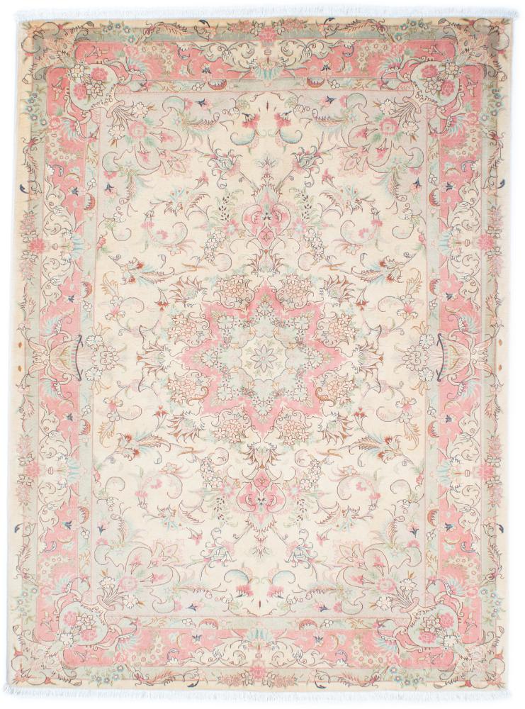 Tappeto persiano Tabriz 50Raj 6'7"x5'0" 6'7"x5'0", Tappeto persiano Annodato a mano