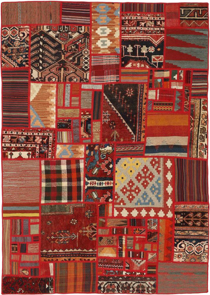  ペルシャ絨毯 キリム パッチワーク 201x139 201x139,  ペルシャ絨毯 手織り