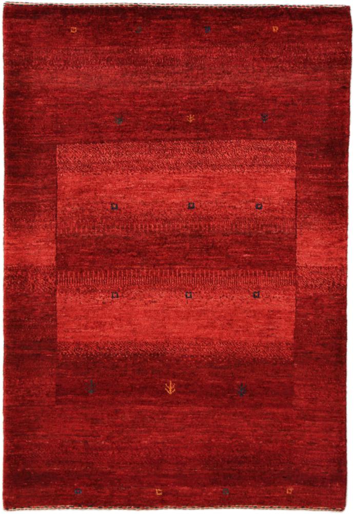 Persian Rug Persian Gabbeh Loribaft Nowbaft 4'0"x2'9" 4'0"x2'9", Persian Rug Knotted by hand