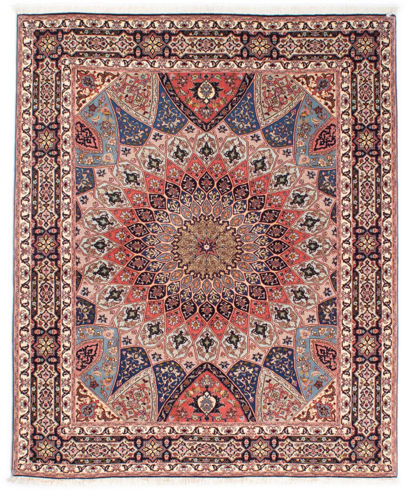Persian Rug Tabriz 50Raj 189x155 189x155, Persian Rug Knotted by hand