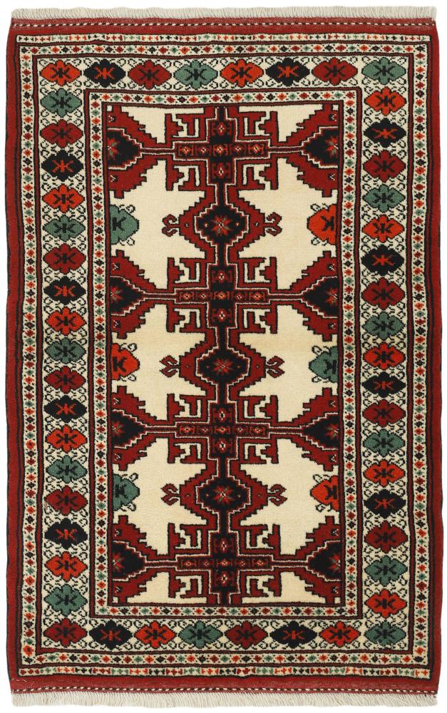 Περσικό χαλί Turkaman 122x84 122x84, Περσικό χαλί Οι κόμποι έγιναν με το χέρι