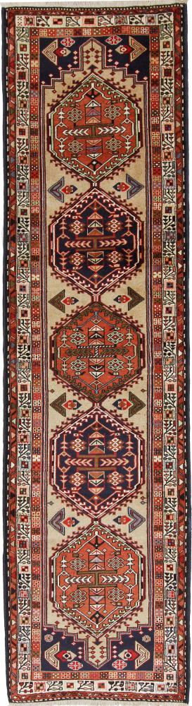 Persian Rug Sarab 9'9"x2'9" 9'9"x2'9", Persian Rug Knotted by hand