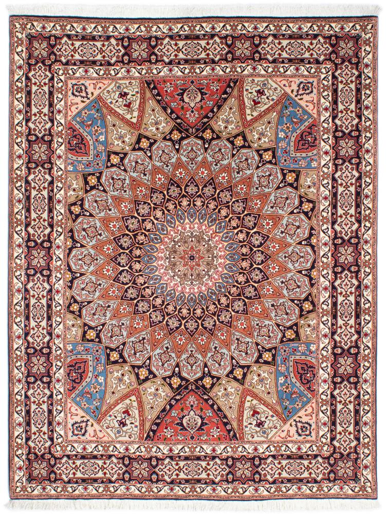 Tapis persan Tabriz 50Raj 201x155 201x155, Tapis persan Noué à la main