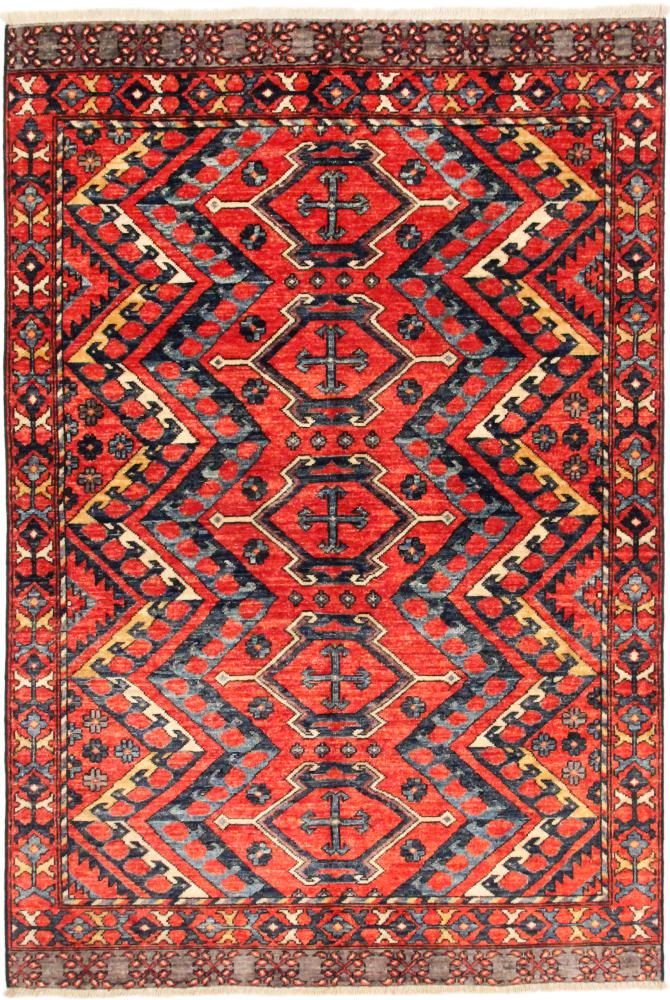 アフガンカーペット Shirwan 5'11"x3'11" 5'11"x3'11",  ペルシャ絨毯 手織り