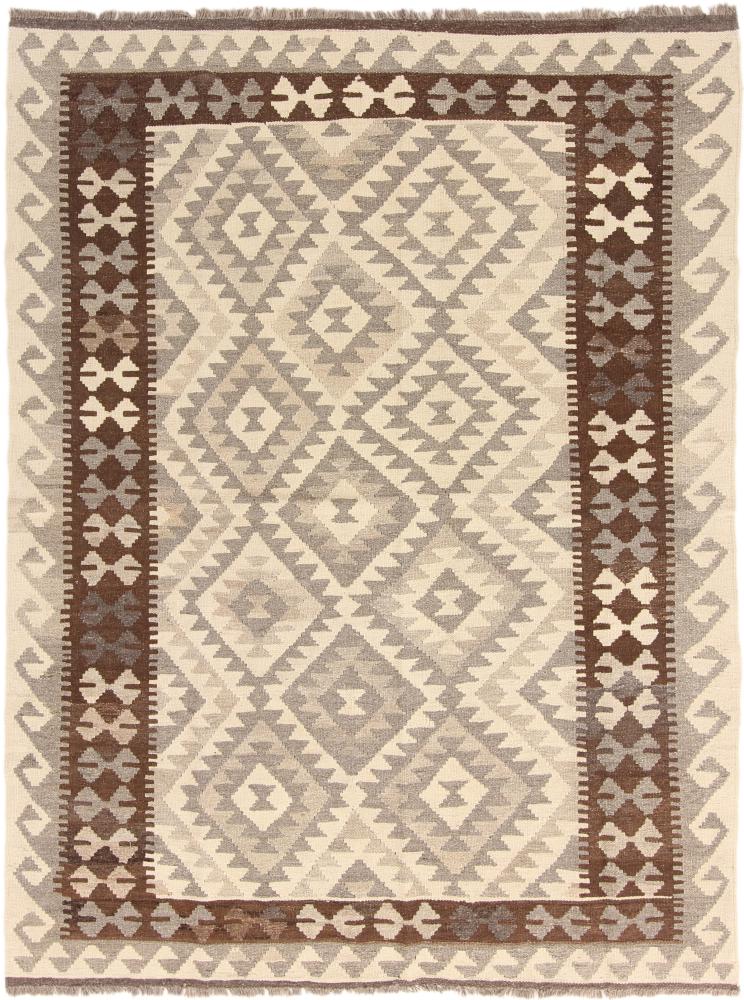 Tapis afghan Kilim Afghan 200x151 200x151, Tapis persan Tissé à la main