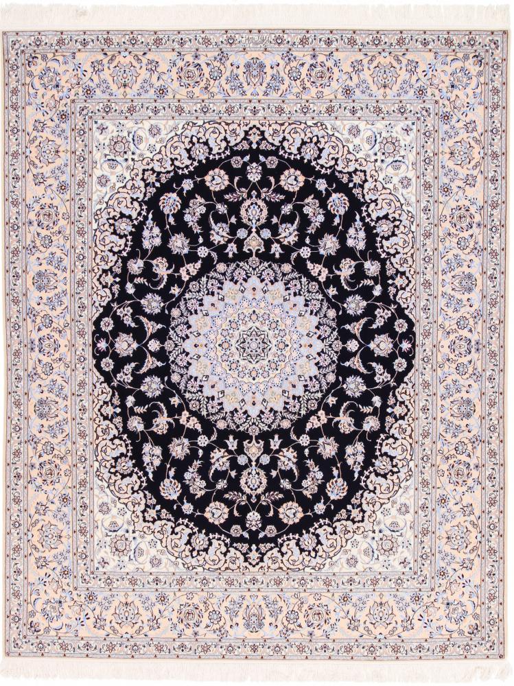 Persian Rug Nain 6La 8'6"x6'9" 8'6"x6'9", Persian Rug Knotted by hand