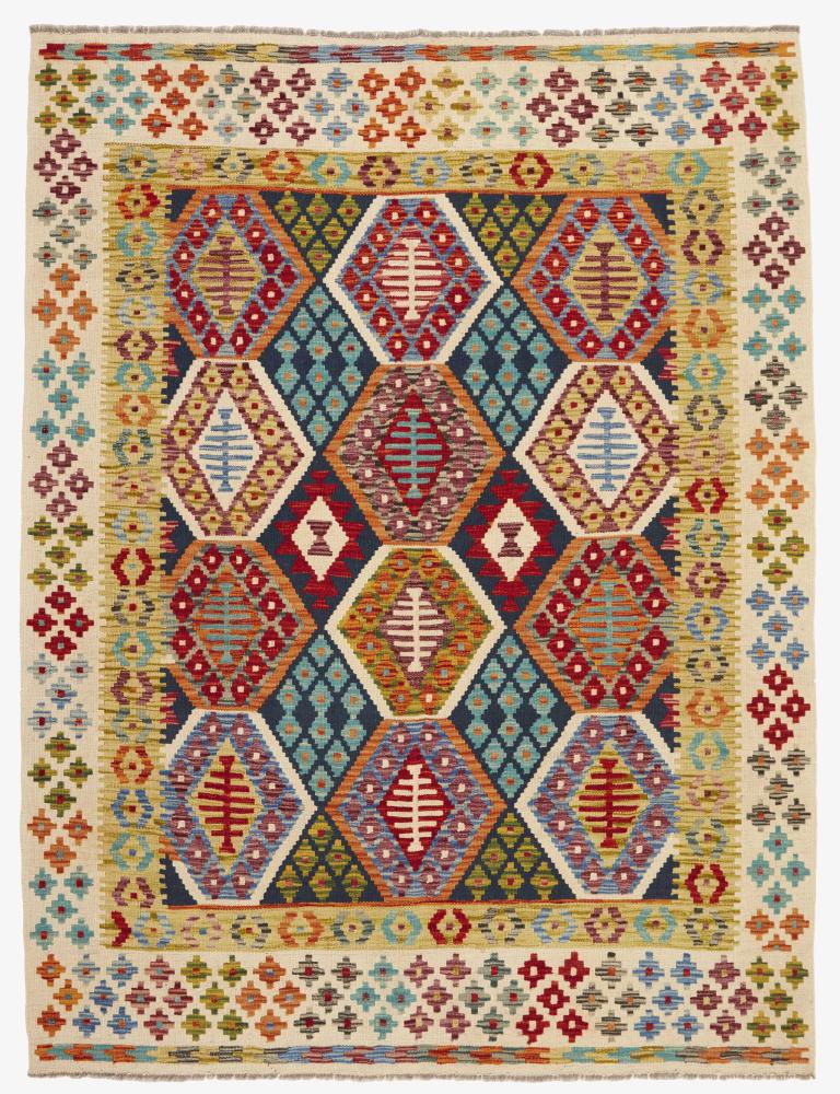 Dywan afgański Kilim Afghan 200x154 200x154, Dywan perski Ręcznie tkane