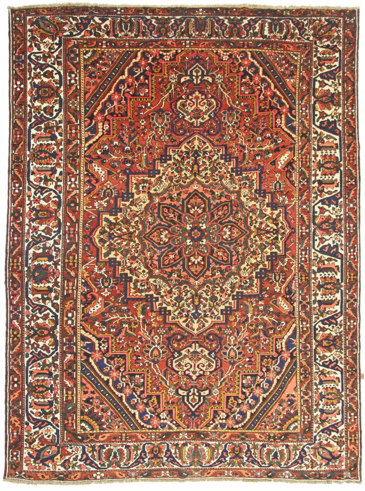 Persian Rug Bakhtiari 13'9"x10'3" 13'9"x10'3", Persian Rug Knotted by hand