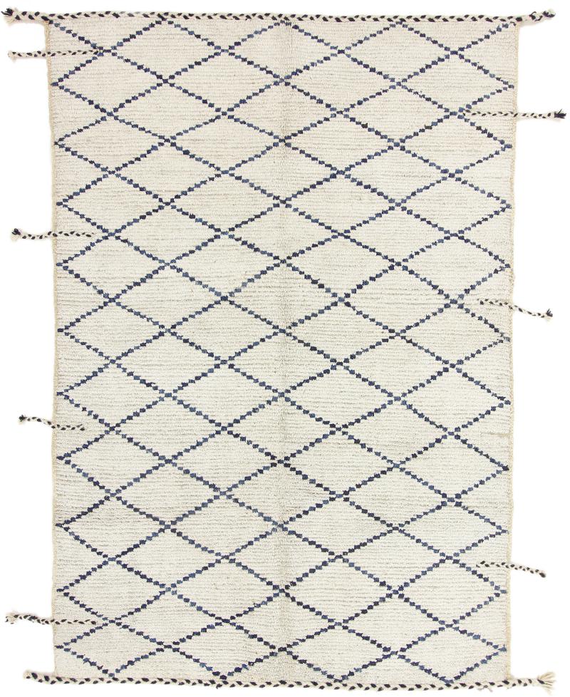 Pakistaans tapijt Berbers Maroccan Design 7'3"x4'11" 7'3"x4'11", Perzisch tapijt Handgeknoopte