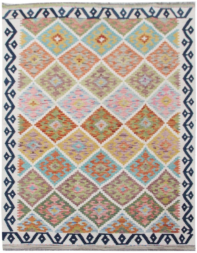 Afghanischer Teppich Kelim Afghan 192x149 192x149, Perserteppich Handgewebt