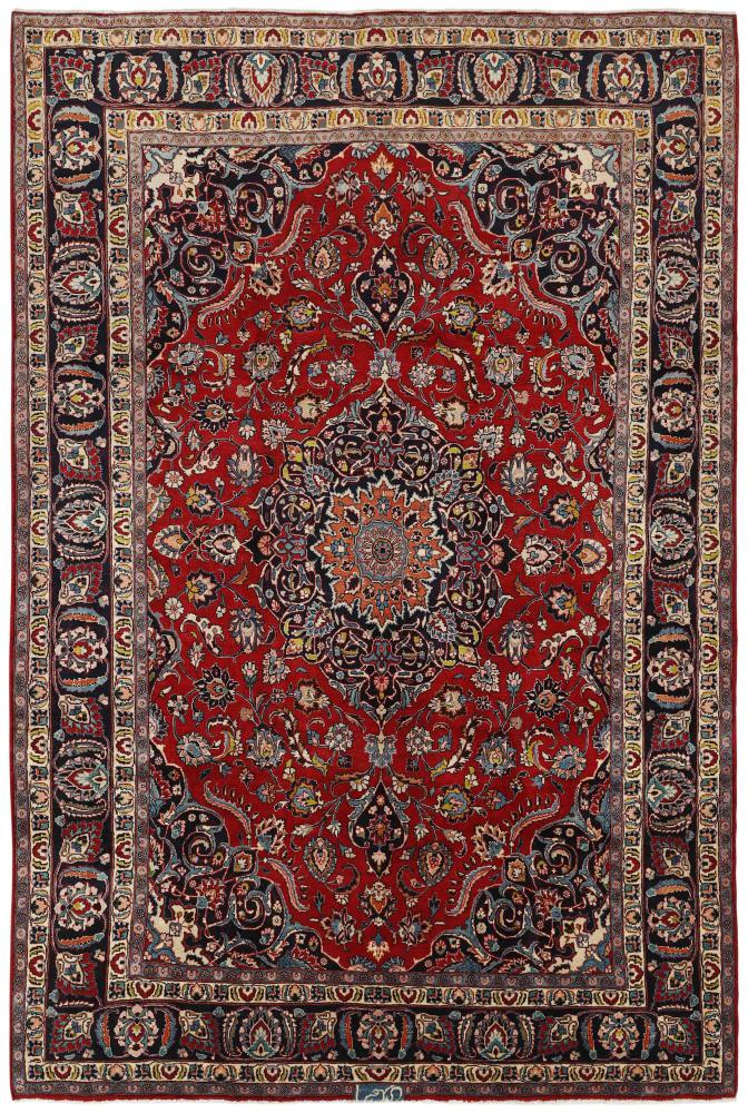Persian Rug Mashad 12'2"x8'1" 12'2"x8'1", Persian Rug Knotted by hand