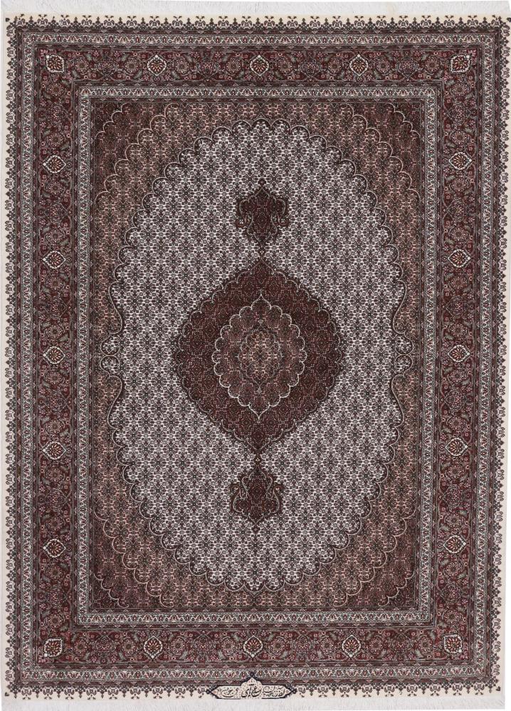 Persian Rug Tabriz Mahi Super 6'11"x5'0" 6'11"x5'0", Persian Rug Knotted by hand