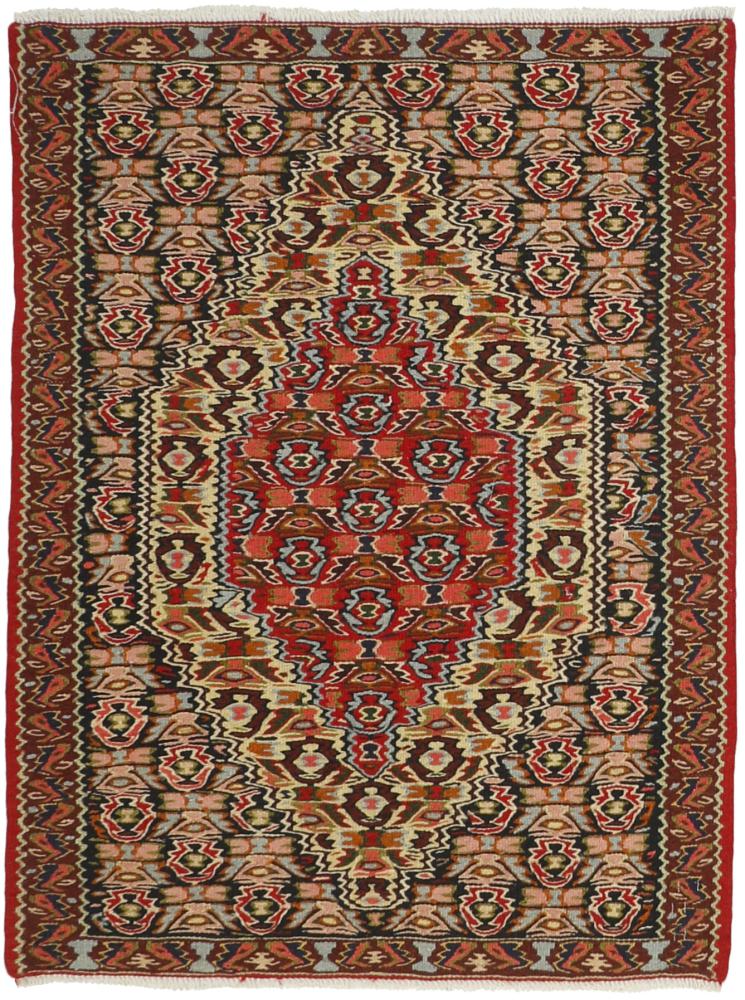 Tapis persan Kilim Senneh 97x71 97x71, Tapis persan Noué à la main