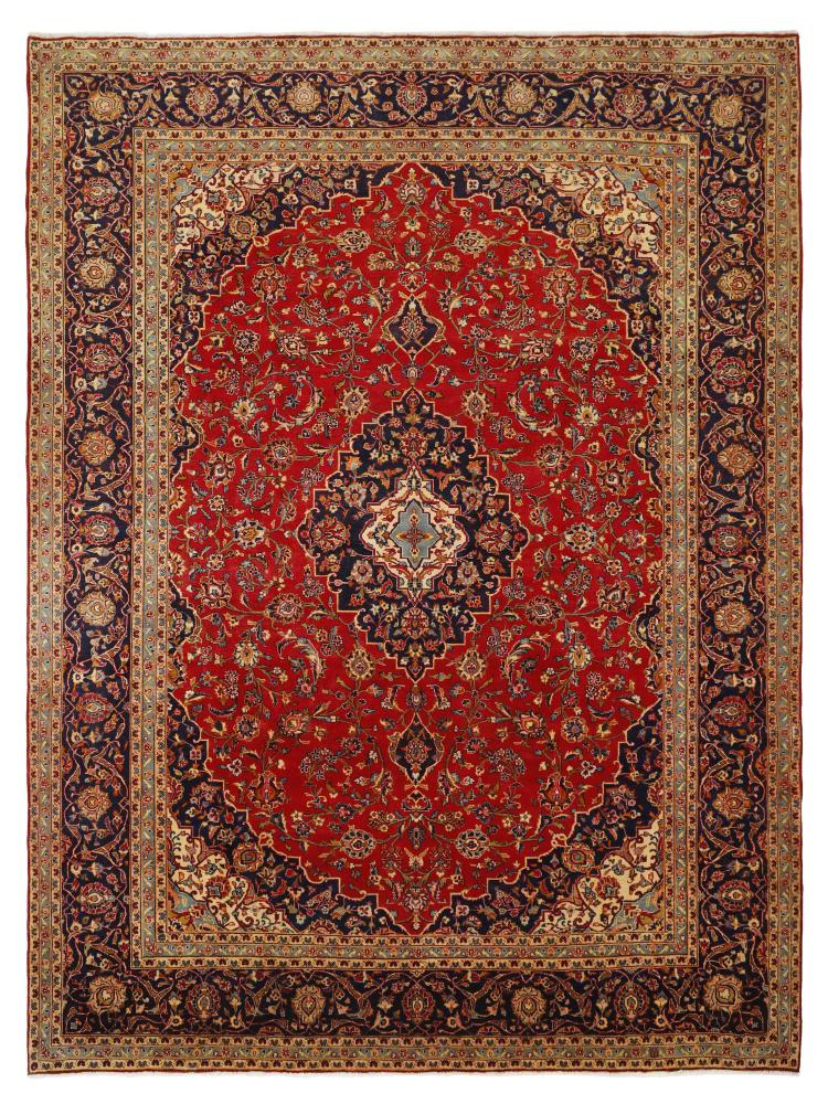 Perzisch tapijt Keshan 394x295 394x295, Perzisch tapijt Handgeknoopte