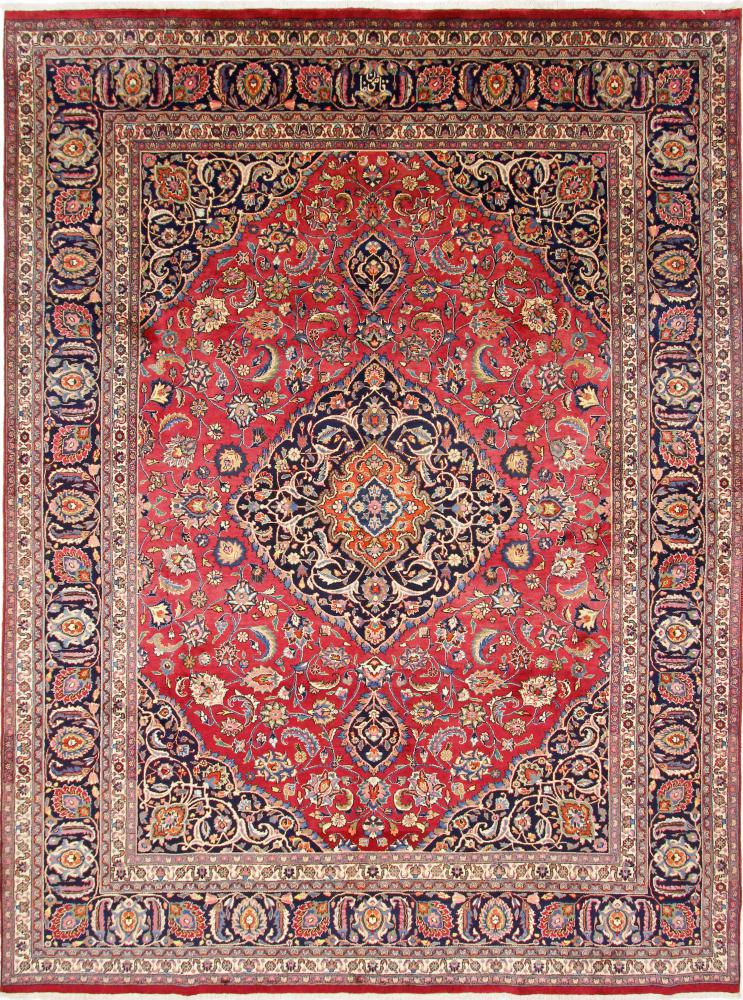  ペルシャ絨毯 Mashhad 署名済み 397x297 397x297,  ペルシャ絨毯 手織り