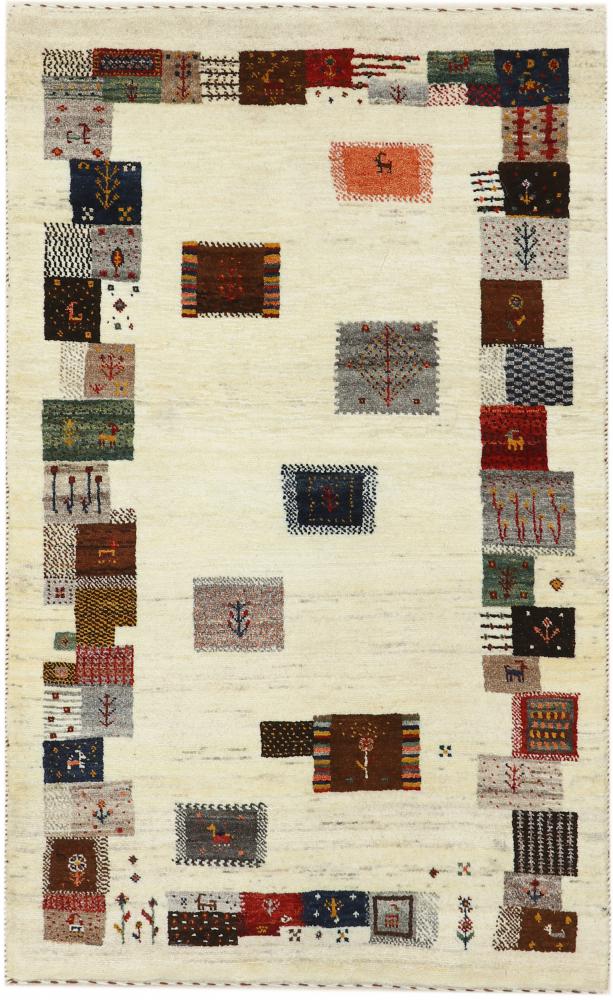 Perzisch tapijt Perzisch Gabbeh Loribaft Nature 132x82 132x82, Perzisch tapijt Handgeknoopte