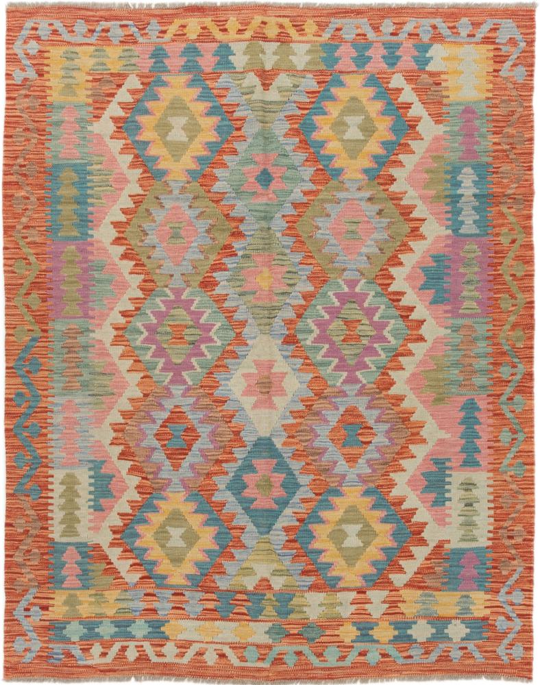Afghaans tapijt Kilim Afghan 195x153 195x153, Perzisch tapijt Handgeweven