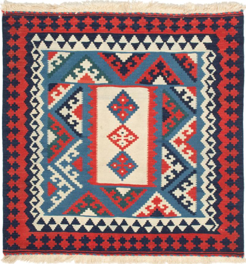 Tappeto persiano Kilim Fars 105x104 105x104, Tappeto persiano Tessuto a mano