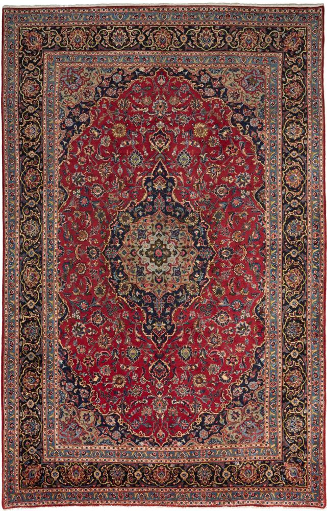 Tapis persan Kashan 299x194 299x194, Tapis persan Noué à la main