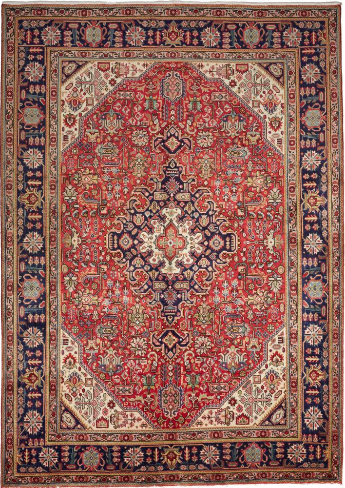 Persian Rug Tabriz 9'9"x6'6" 9'9"x6'6", Persian Rug Knotted by hand