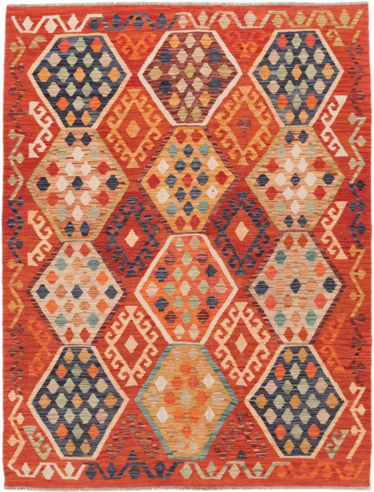 Afganistan-matto Kelim Afghan 200x157 200x157, Persialainen matto kudottu