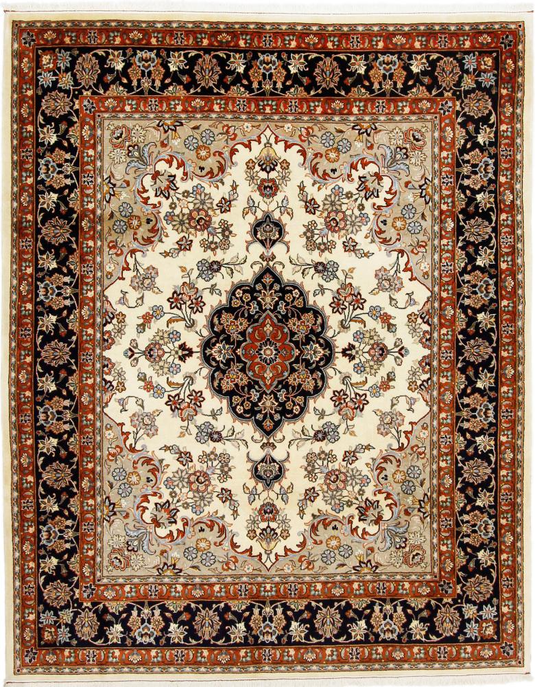 Persian Rug Mashhad Khorasan 8'0"x6'6" 8'0"x6'6", Persian Rug Knotted by hand