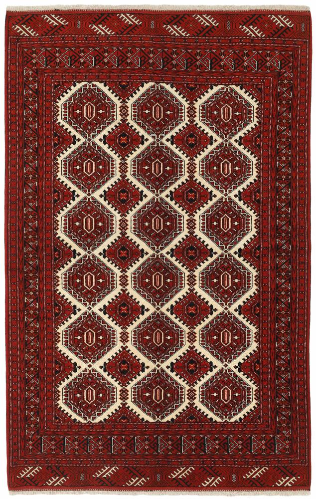Persian Rug Turkaman 242x159 242x159, Persian Rug Knotted by hand