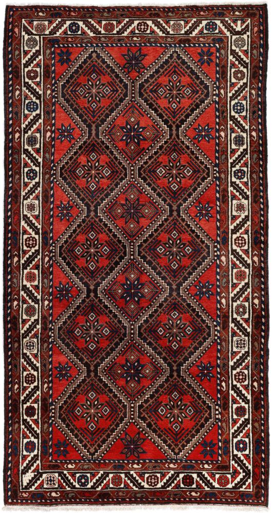 Persian Rug Mashhad 9'10"x5'3" 9'10"x5'3", Persian Rug Knotted by hand
