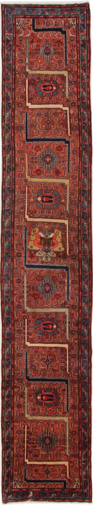 Perzisch tapijt Senneh Antiek 489x83 489x83, Perzisch tapijt Handgeknoopte