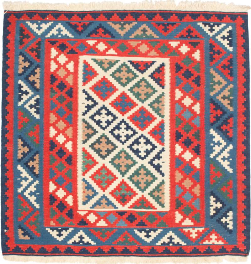 Persisk matta Kilim Fars 104x103 104x103, Persisk matta handvävd 