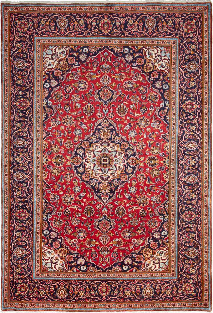 Tapis persan Kashan 298x202 298x202, Tapis persan Noué à la main