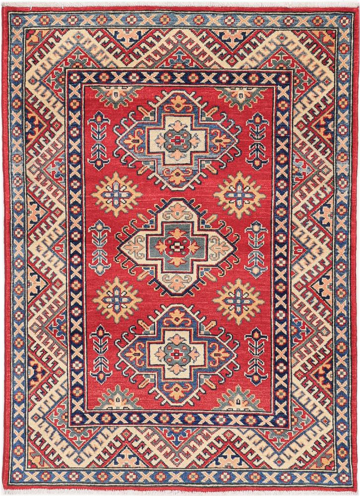 Afghan rug Kazak 139x99 139x99, Persian Rug Knotted by hand