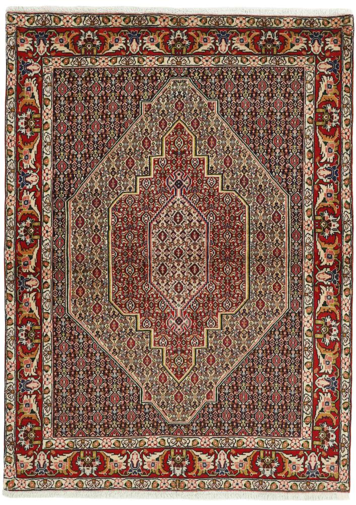 Persian Rug Senneh 5'5"x4'0" 5'5"x4'0", Persian Rug Knotted by hand