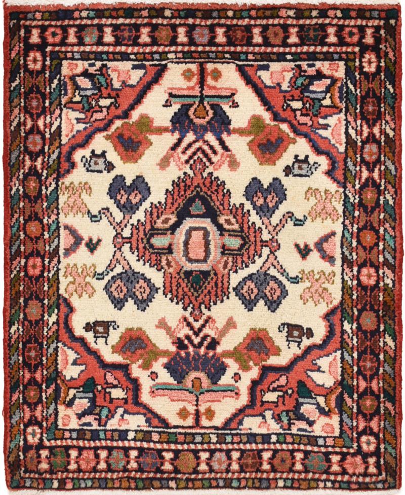 Perzisch tapijt Hamadan 76x61 76x61, Perzisch tapijt Handgeknoopte