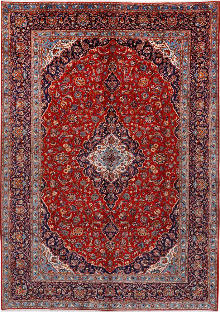 Tapis persan Kashan 409x291 409x291, Tapis persan Noué à la main