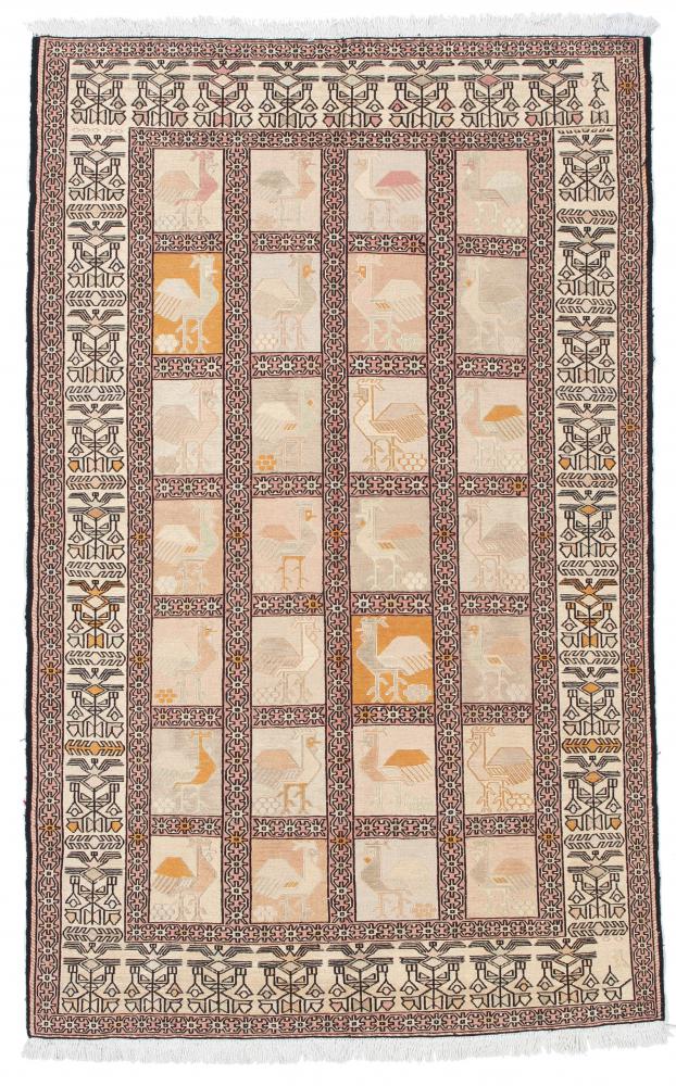 Περσικό χαλί Κιλίμ Fars μετάξι 191x122 191x122, Περσικό χαλί Χειροποίητη ύφανση