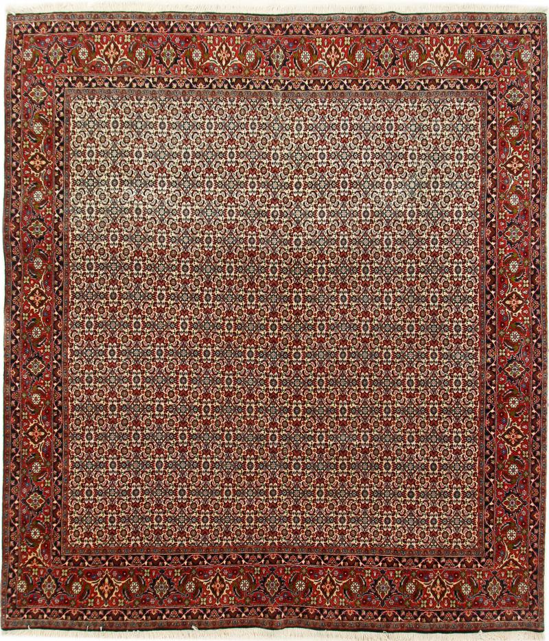 Persian Rug Bidjar 9'3"x8'0" 9'3"x8'0", Persian Rug Knotted by hand