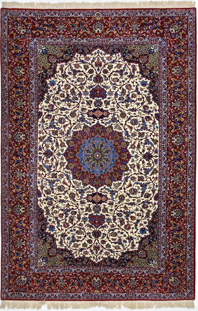 Perserteppich Isfahan Seidenkette 299x199 299x199, Perserteppich Handgeknüpft