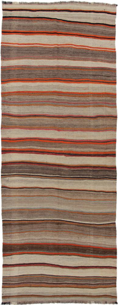 Tapis persan Kilim Fars Antique 403x148 403x148, Tapis persan Tissé à la main